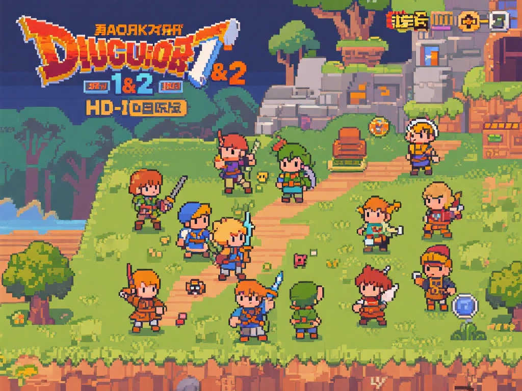 SQUARE ENIX揭晓《勇者斗恶龙 1 & 2》HD-2D重制版新篇章 SQUARE ENIX揭晓《勇者斗恶龙 1 & 2》HD-2D重制版新篇章